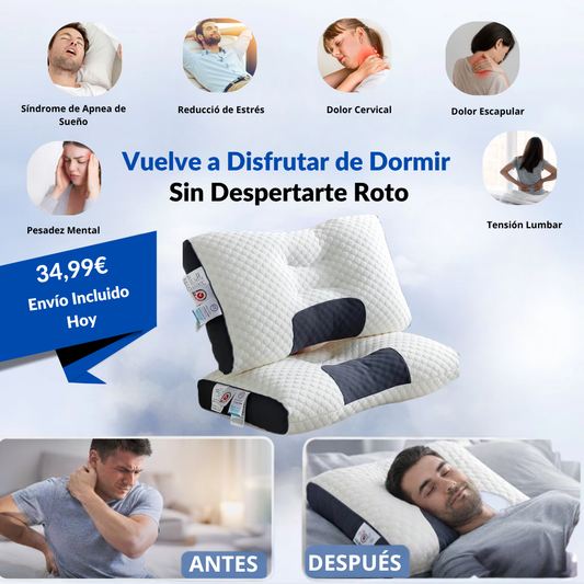 Almohada 3D Confort - Más Energía Menos Rigidez Descanso Real- Velmyra™